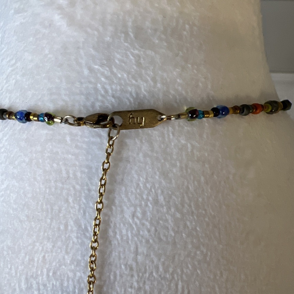 Holly Yashi Gold Plated And Bead Necklace - Picture 4 of 6